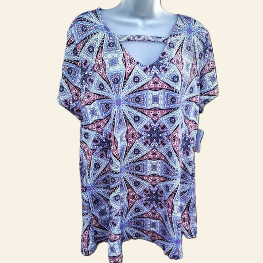 NY Collection Tunic Top NWT 1X